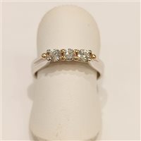 Anello Vidali Gioielli Donna in Oro bianco Zircone ANOR-26-34 - ANOR-26-34
